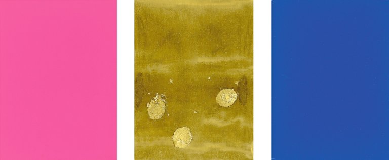 Auf diesem Bild ist das folgende Kunstwerk zu sehen: Yves Klein. „Monochrome und Feuer“. 1961.