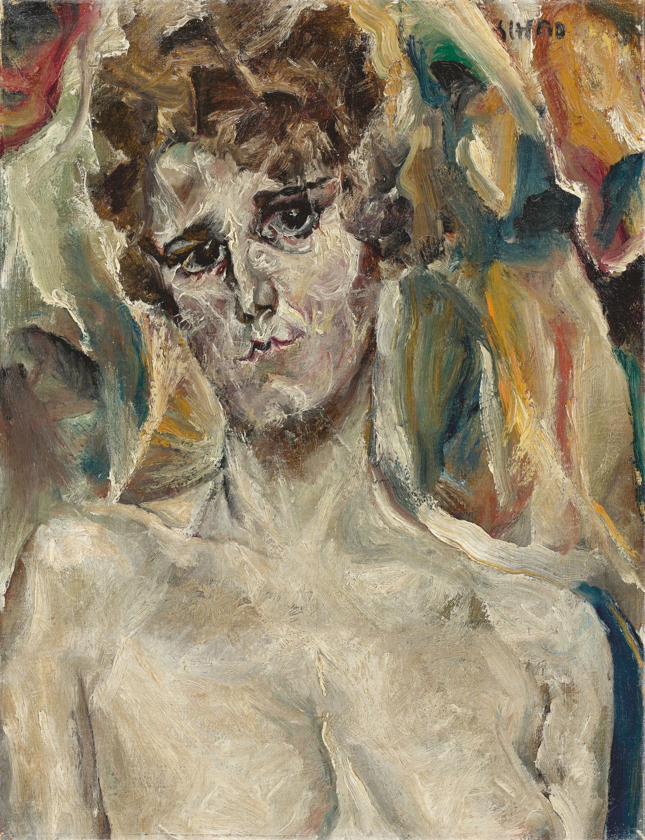 Auf diesem Bild ist das folgende Kunstwerk zu sehen: Christian Schad. „Chantal“. 1919.