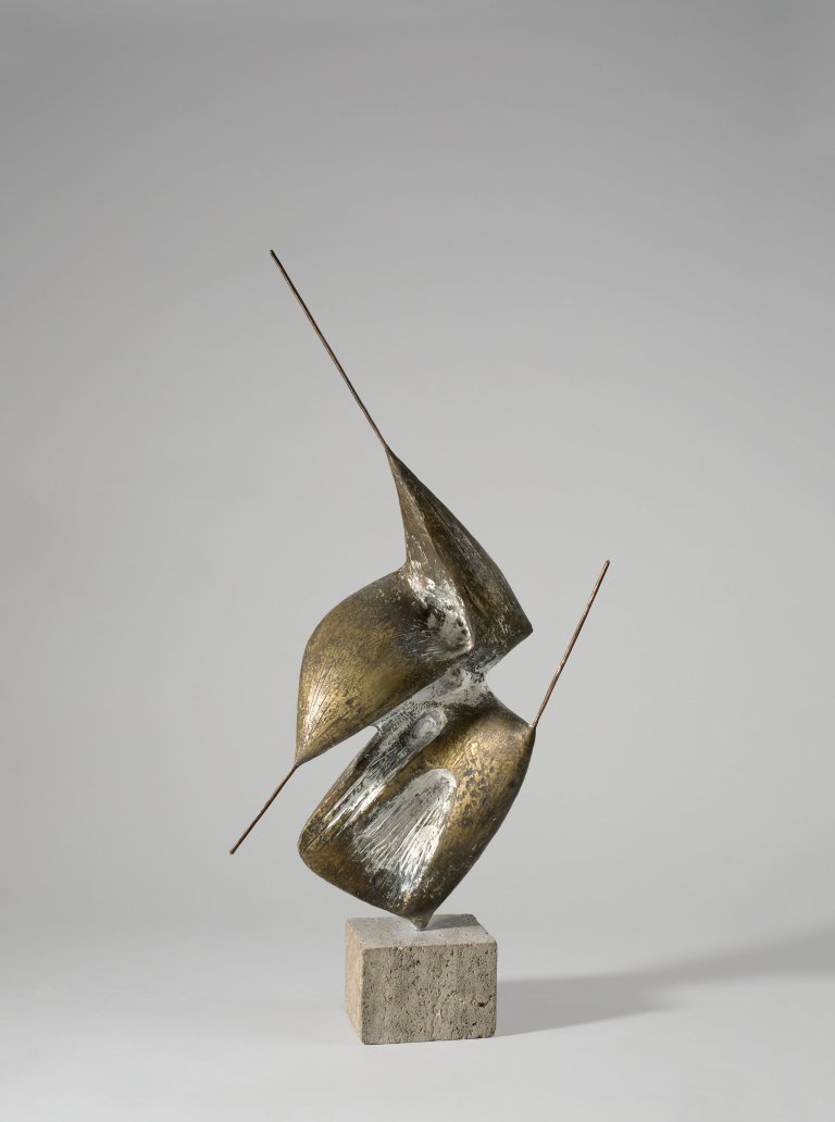 Auf diesem Bild ist das folgende Kunstwerk zu sehen: Bernhard Heiliger. „Wandlung I“. 1958.