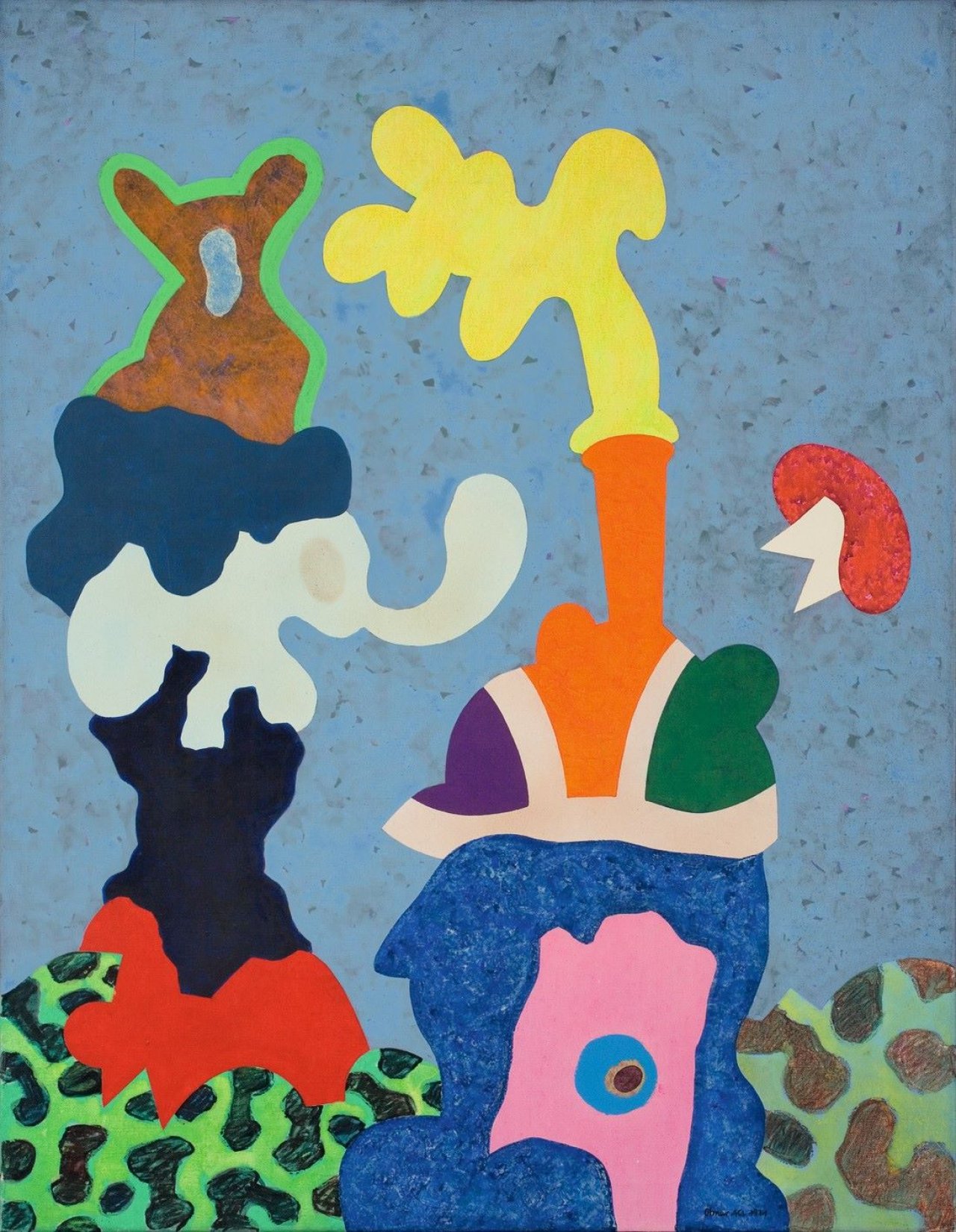 Auf diesem Bild ist das folgende Kunstwerk zu sehen: Otmar Alt. „Der kleine bunte Soldat“. 1971.
