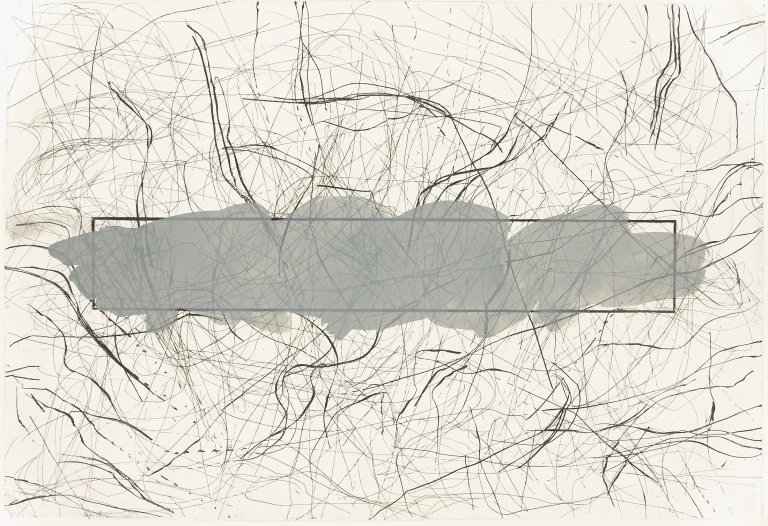 Auf diesem Bild ist das folgende Kunstwerk zu sehen: Michael Buthe. Ohne Titel. 1970.