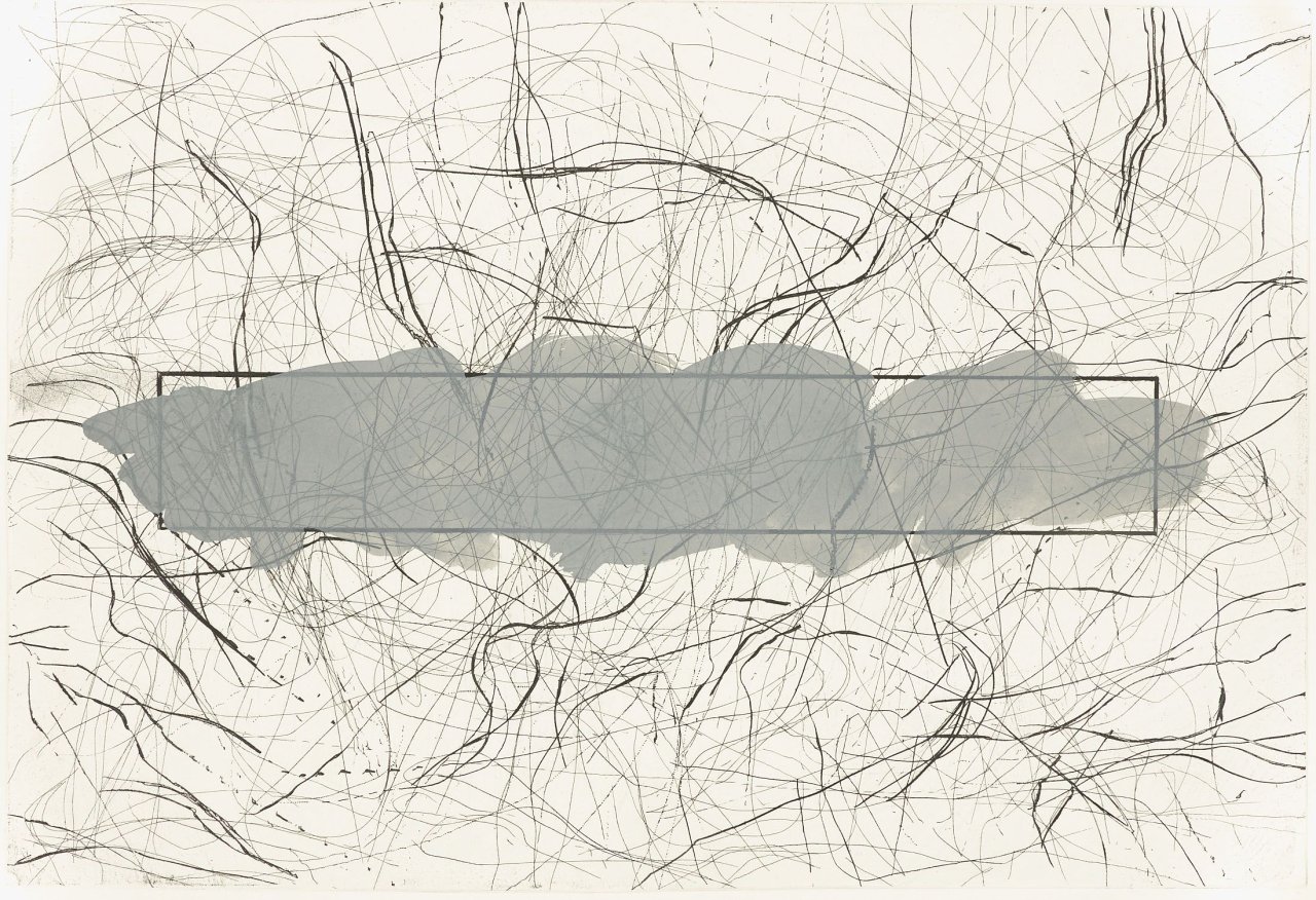 Auf diesem Bild ist das folgende Kunstwerk zu sehen: Michael Buthe. Ohne Titel. 1970.