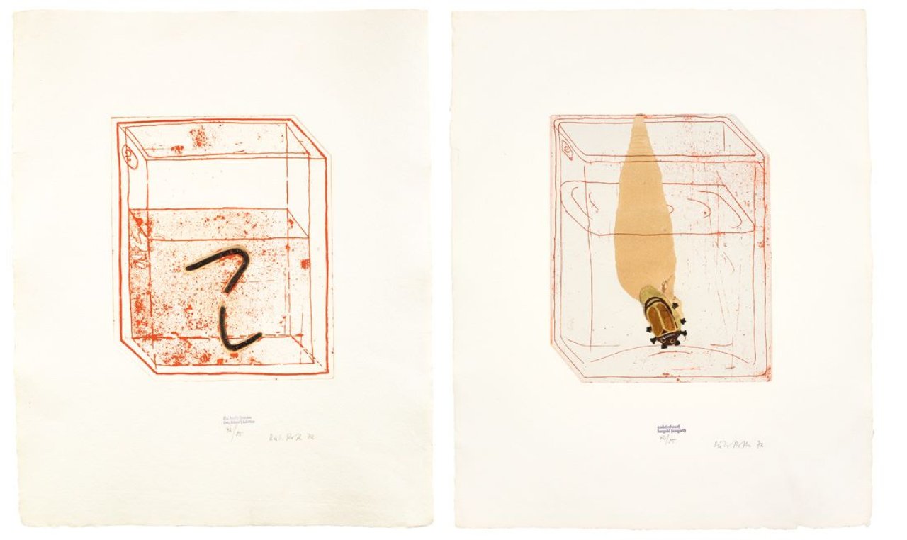 Auf diesem Bild ist das folgende Kunstwerk zu sehen: Dieter Roth. „Containers“. 1971/73.