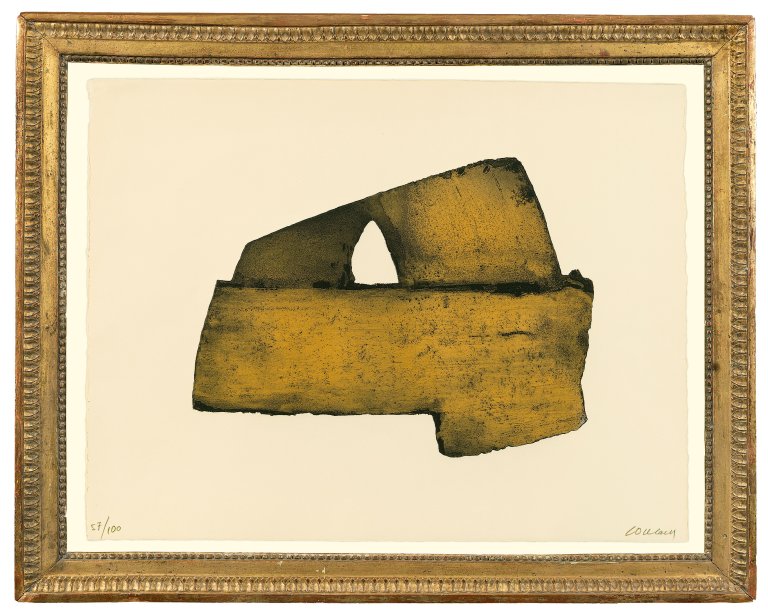 Auf diesem Bild ist das folgende Kunstwerk zu sehen: Pierre Soulages. „Eau-forte no. 20“. 1972.