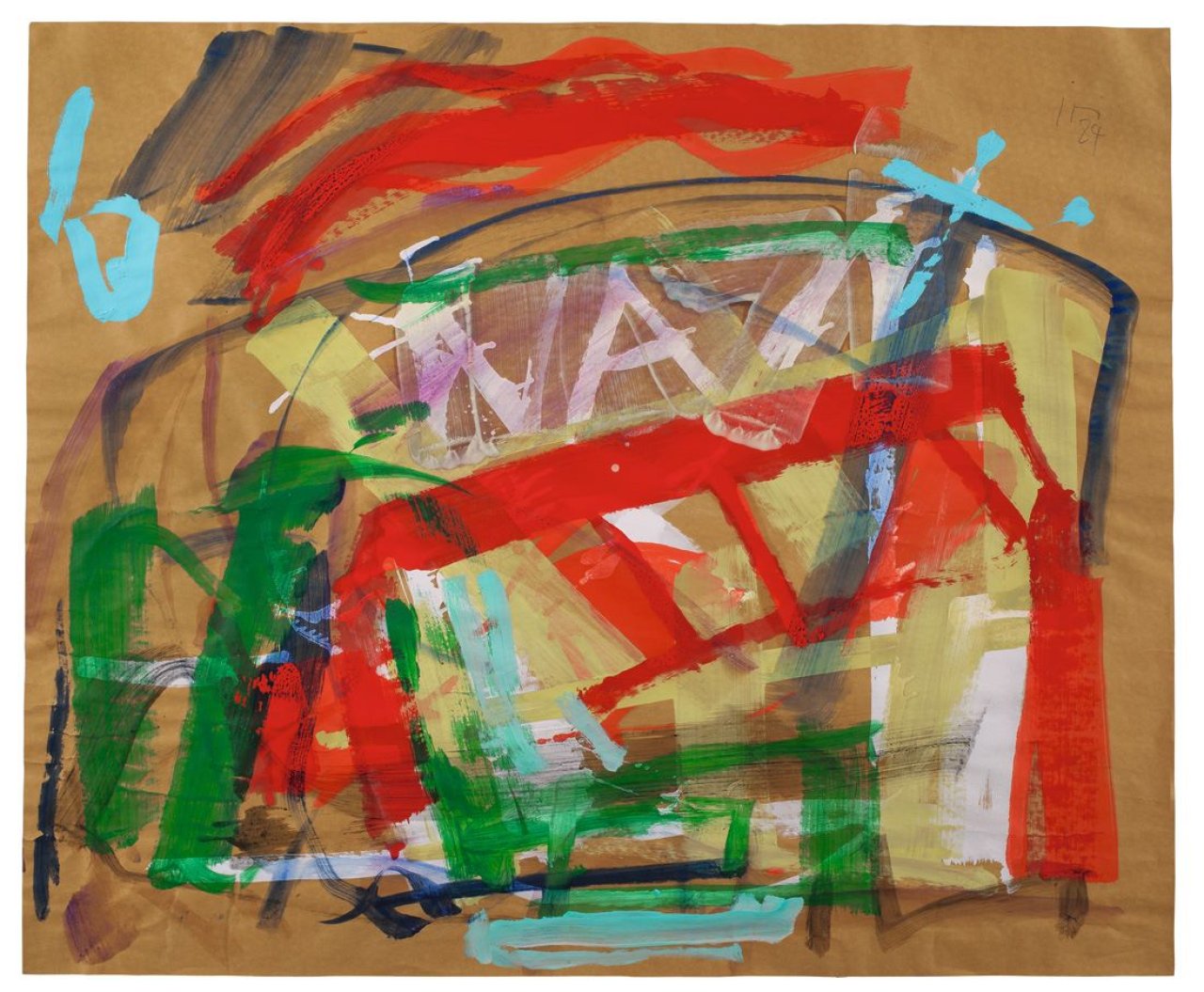 Auf diesem Bild ist das folgende Kunstwerk zu sehen: Imi Knoebel. Ohne Titel. 1984.