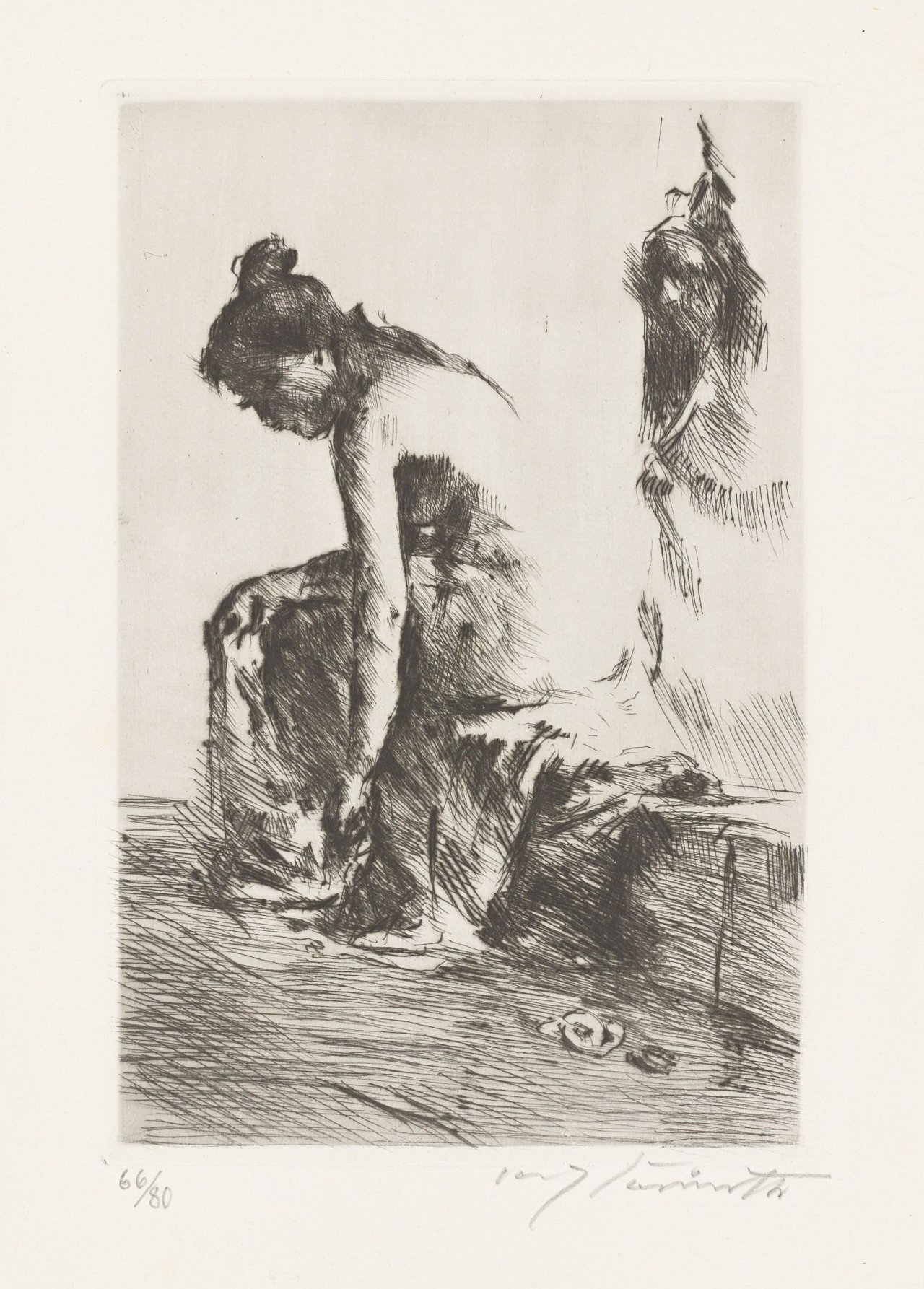 This picture shows the following artwork: Lovis Corinth. „Susanne im Bade“. 1920.