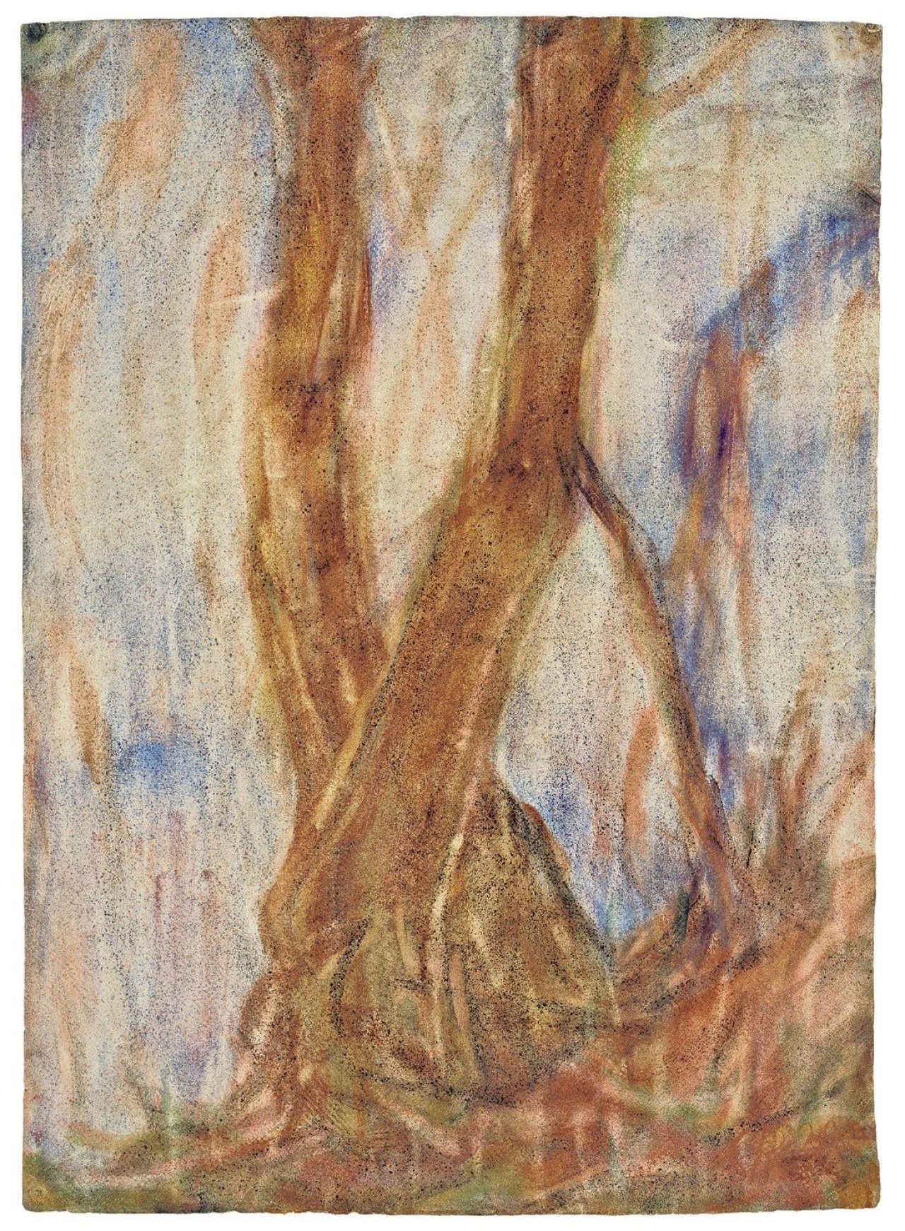 This picture shows the following artwork: Christian Rohlfs. „Baumstämme“. 1929.
