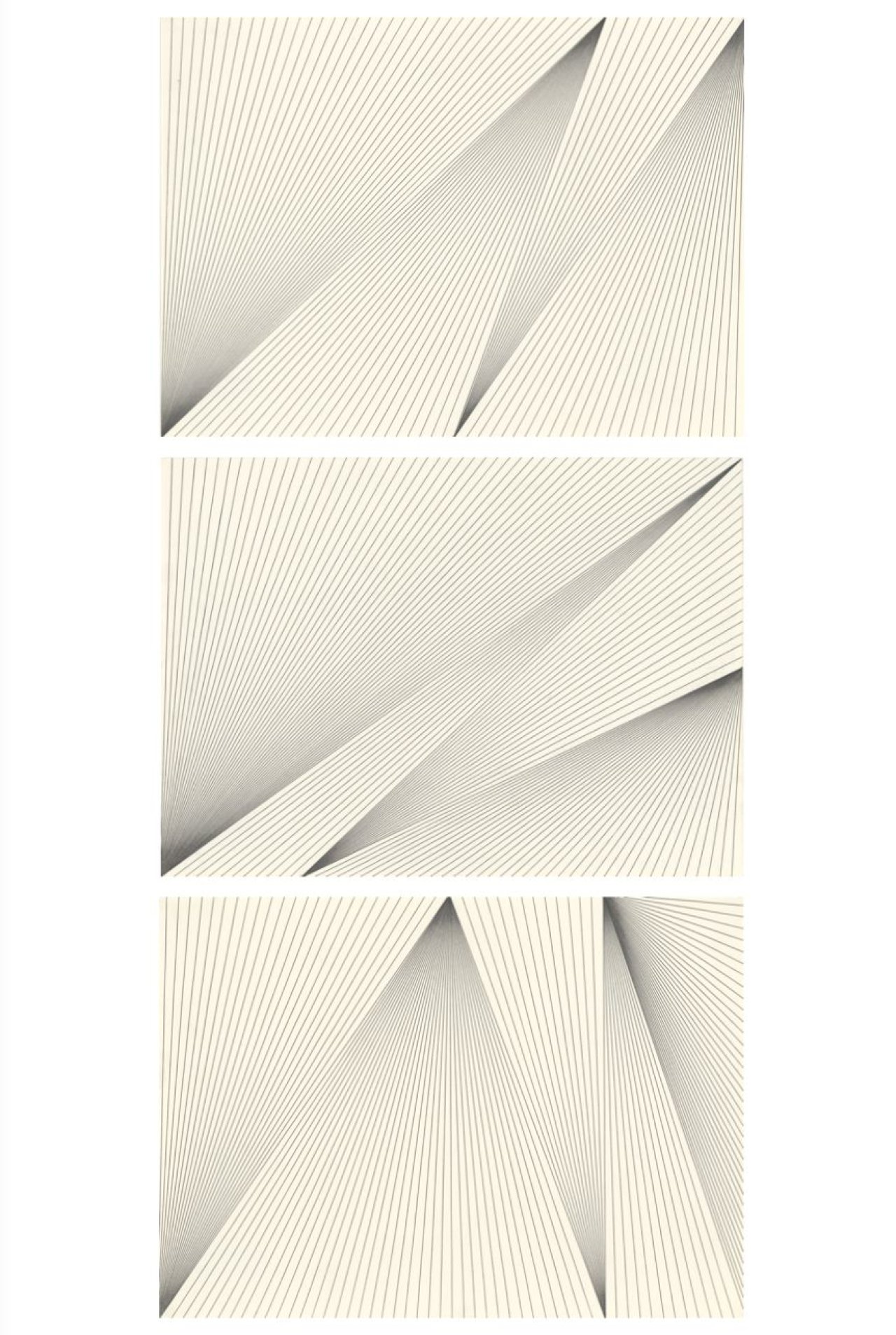 Auf diesem Bild ist das folgende Kunstwerk zu sehen: Karl-Heinz Adler. „6,1“ / „6,2“ / „6,3“. 1990.