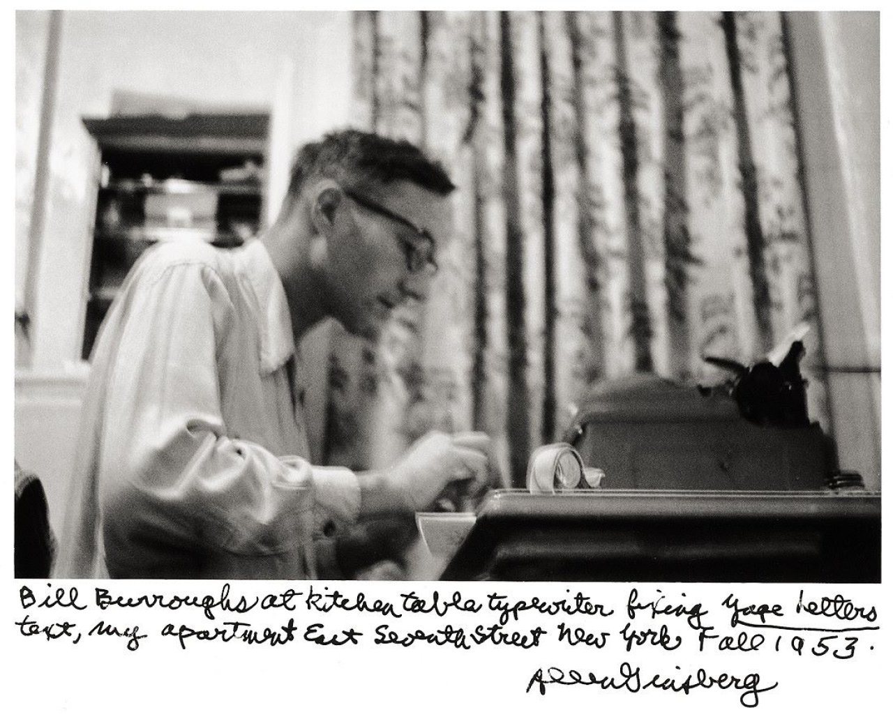 Auf diesem Bild ist das folgende Kunstwerk zu sehen: Allen Ginsberg. William S. Burroughs. 1953.