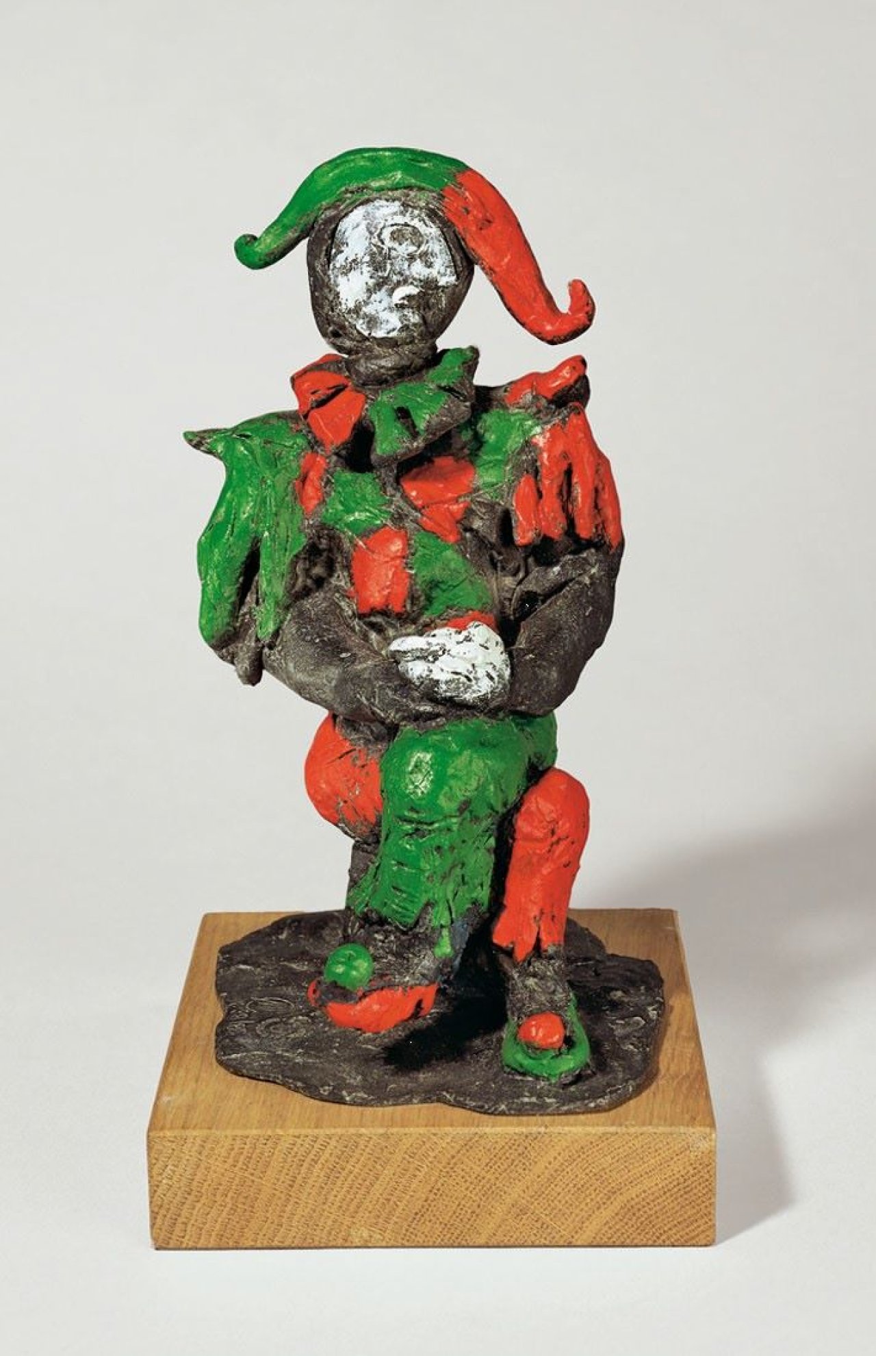 Auf diesem Bild ist das folgende Kunstwerk zu sehen: Markus Lüpertz. Harlekin. 1990.