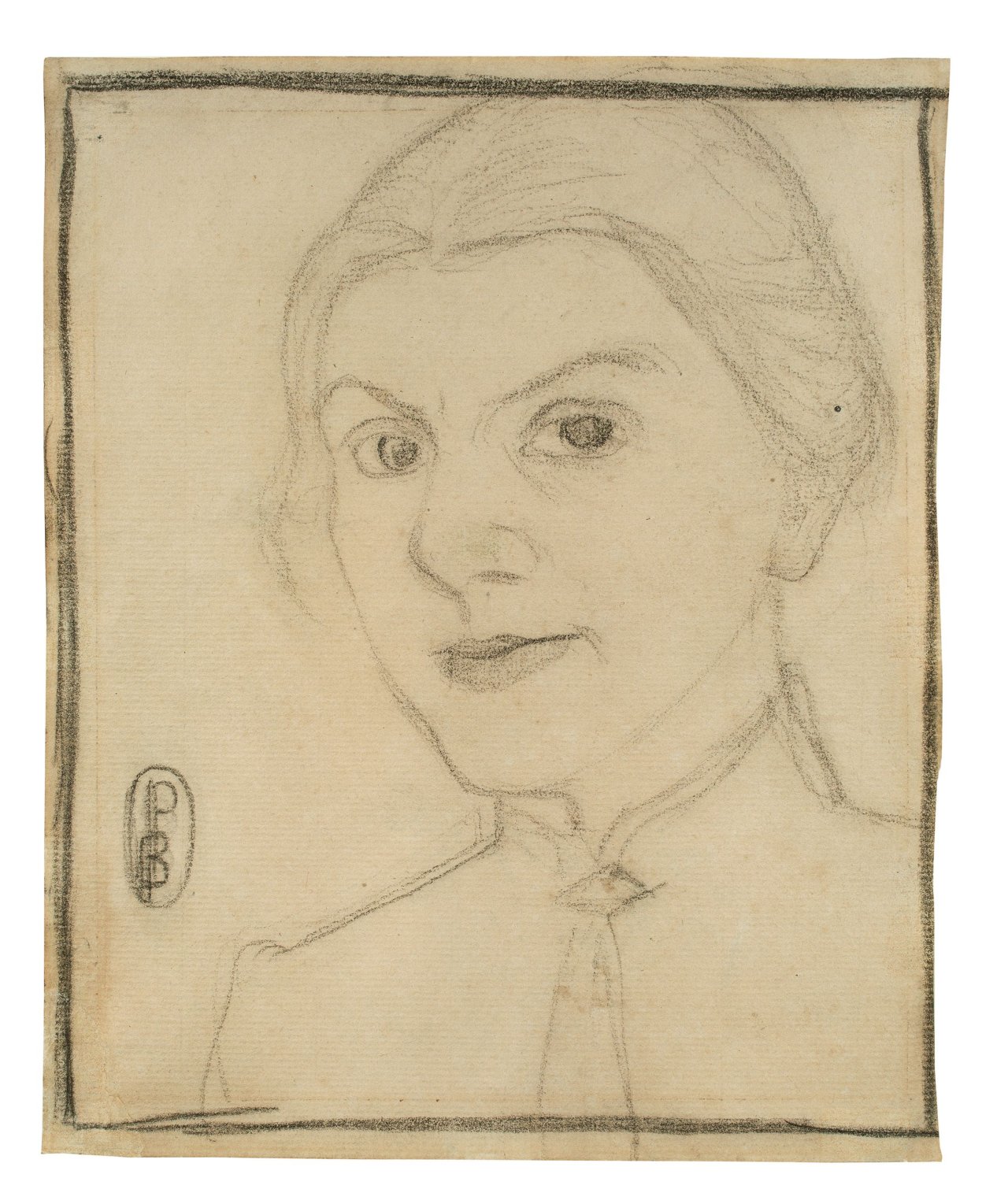 This picture shows the following artwork: Paula Modersohn-Becker. „Selbstbildnis“. 1904/05.