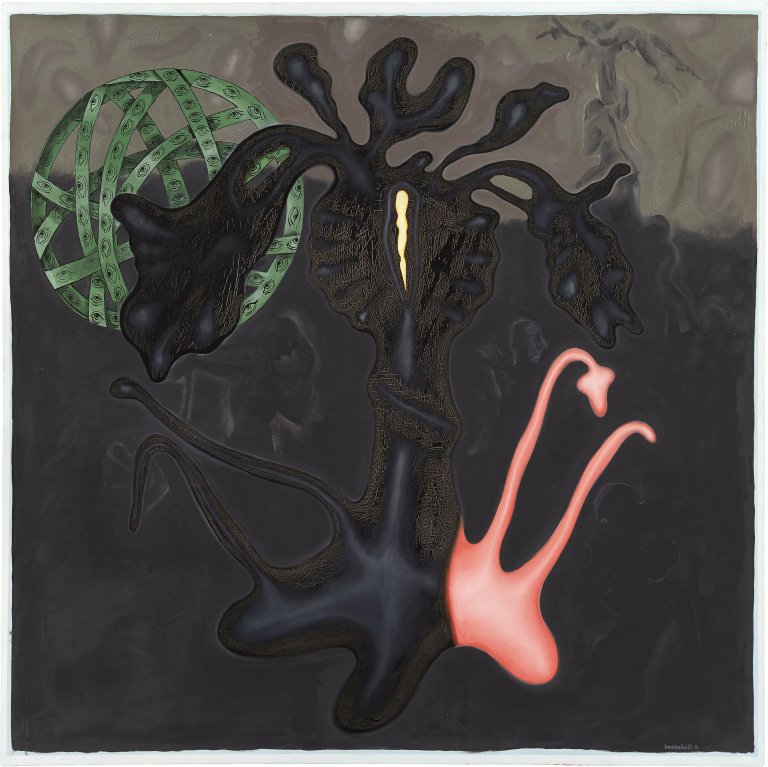Auf diesem Bild ist das folgende Kunstwerk zu sehen: Jörg Immendorff. Ohne Titel (Aurora I). 2001.