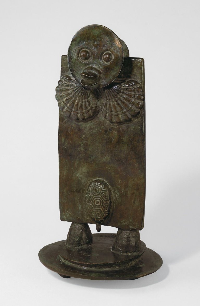 Auf diesem Bild ist das folgende Kunstwerk zu sehen: Max Ernst. Janus. 1973.