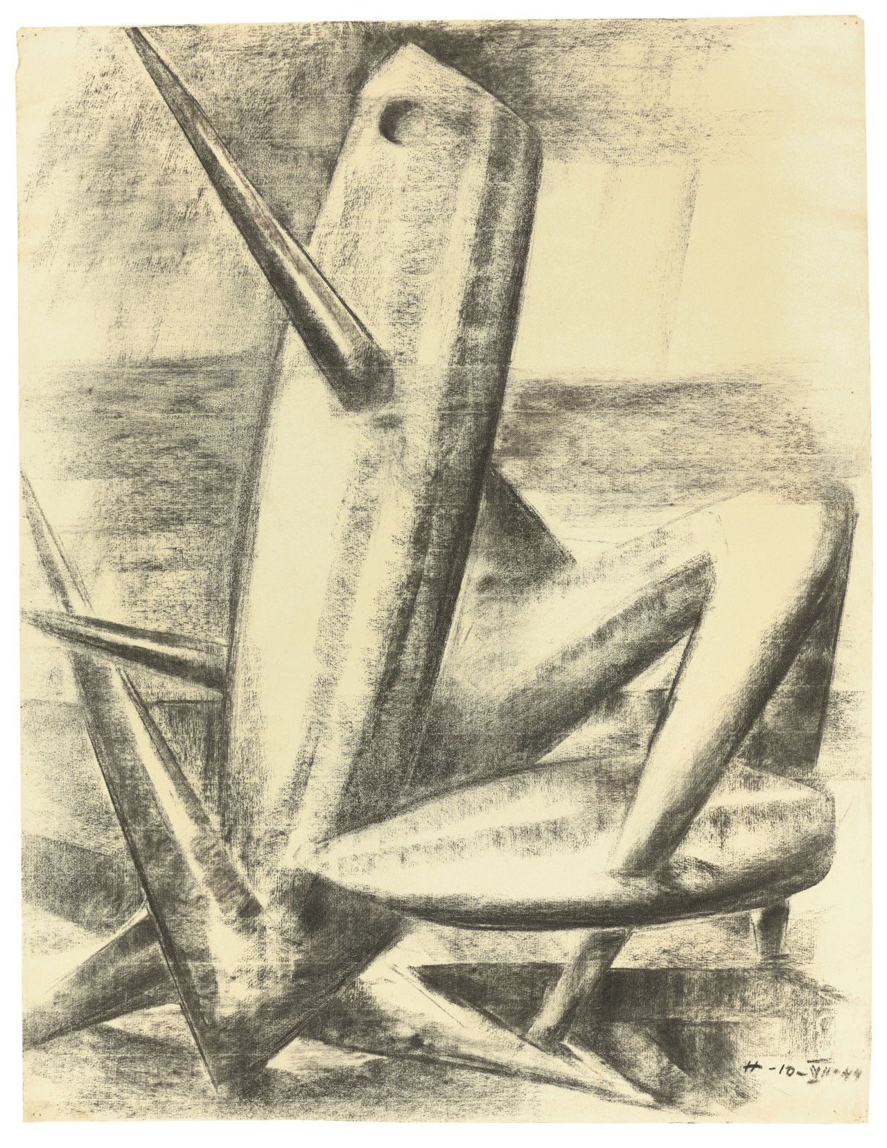 Auf diesem Bild ist das folgende Kunstwerk zu sehen: Karl Hartung. Ohne Titel. 1944.