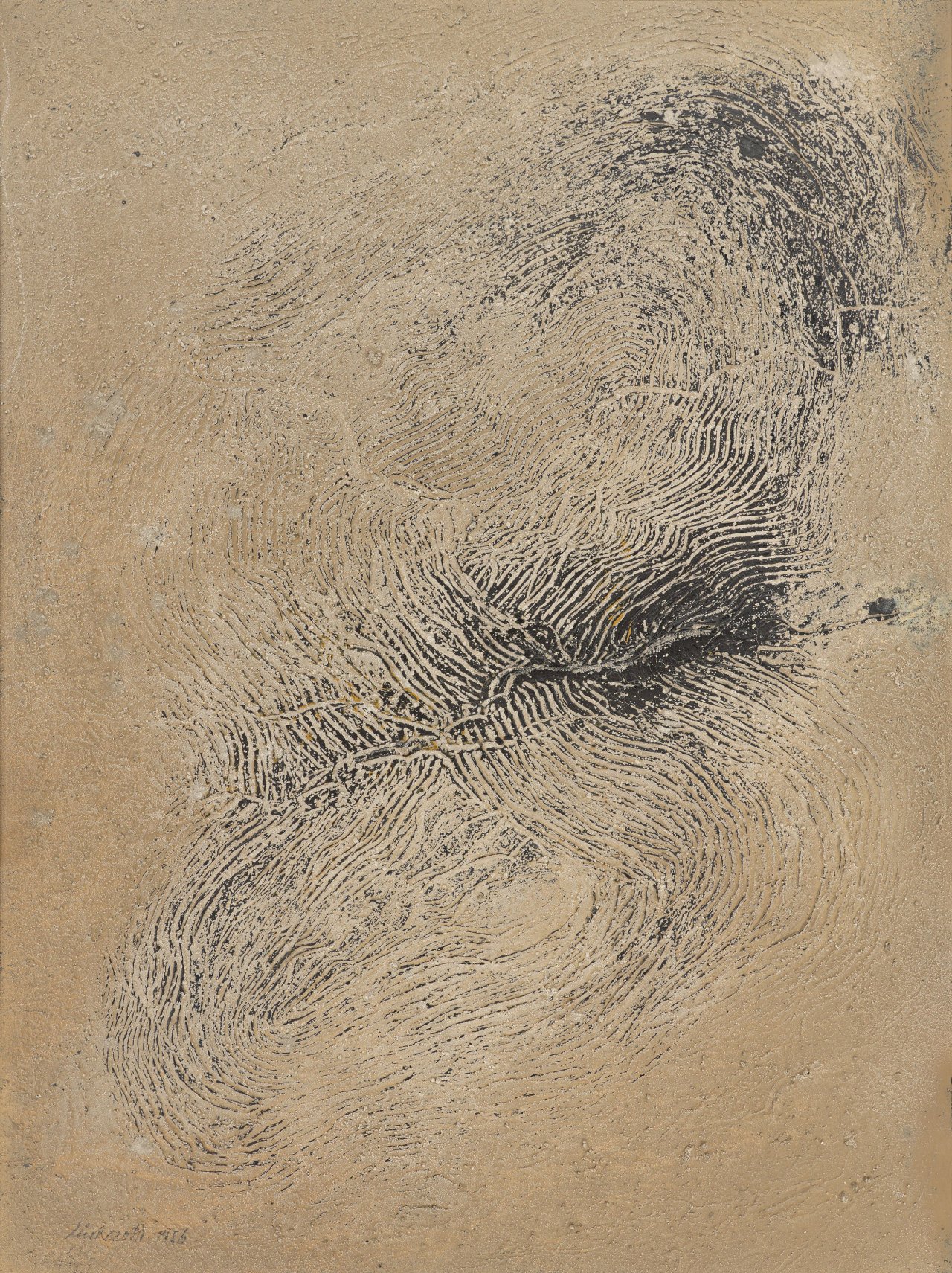 Auf diesem Bild ist das folgende Kunstwerk zu sehen: Jupp Lückeroth. Ohne Titel. 1956/60.