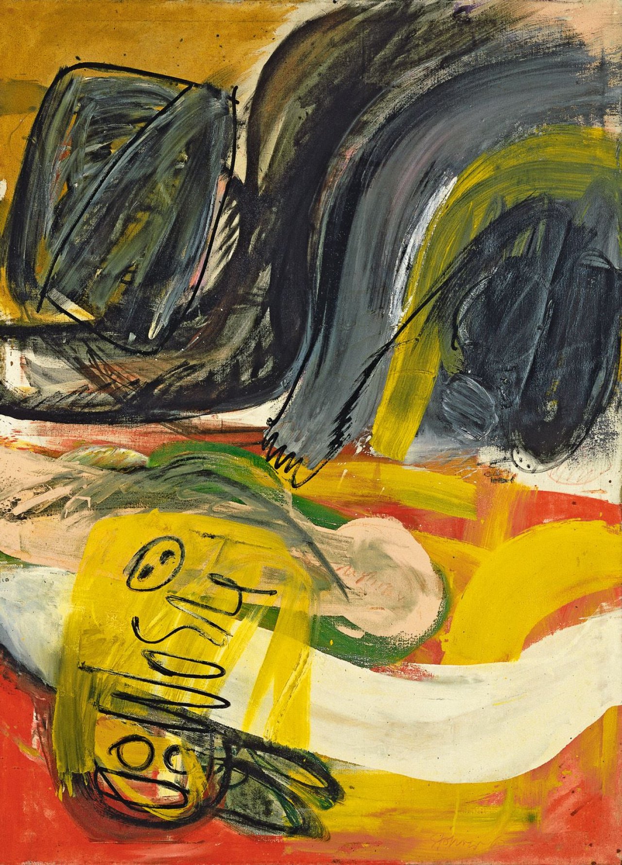 This picture shows the following artwork: Walter Stöhrer. „Wosse I“. 1963.
