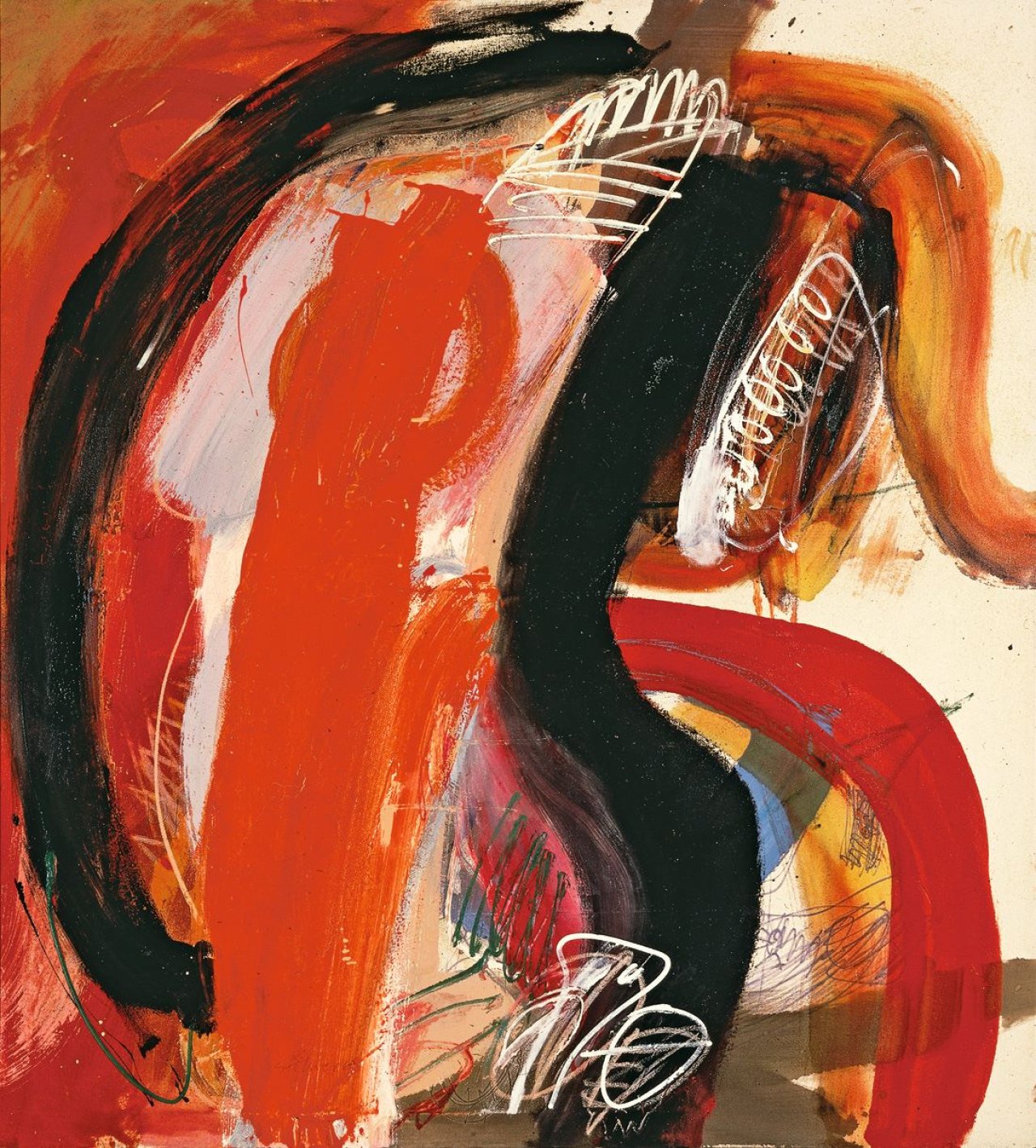This picture shows the following artwork: Walter Stöhrer. „(Bild 3)“. 1963.