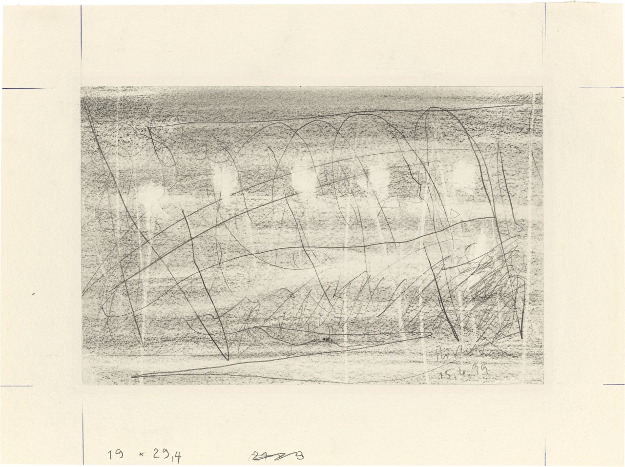 This picture shows the following artwork: Gerhard Richter. ”15.4.99”. 1999.