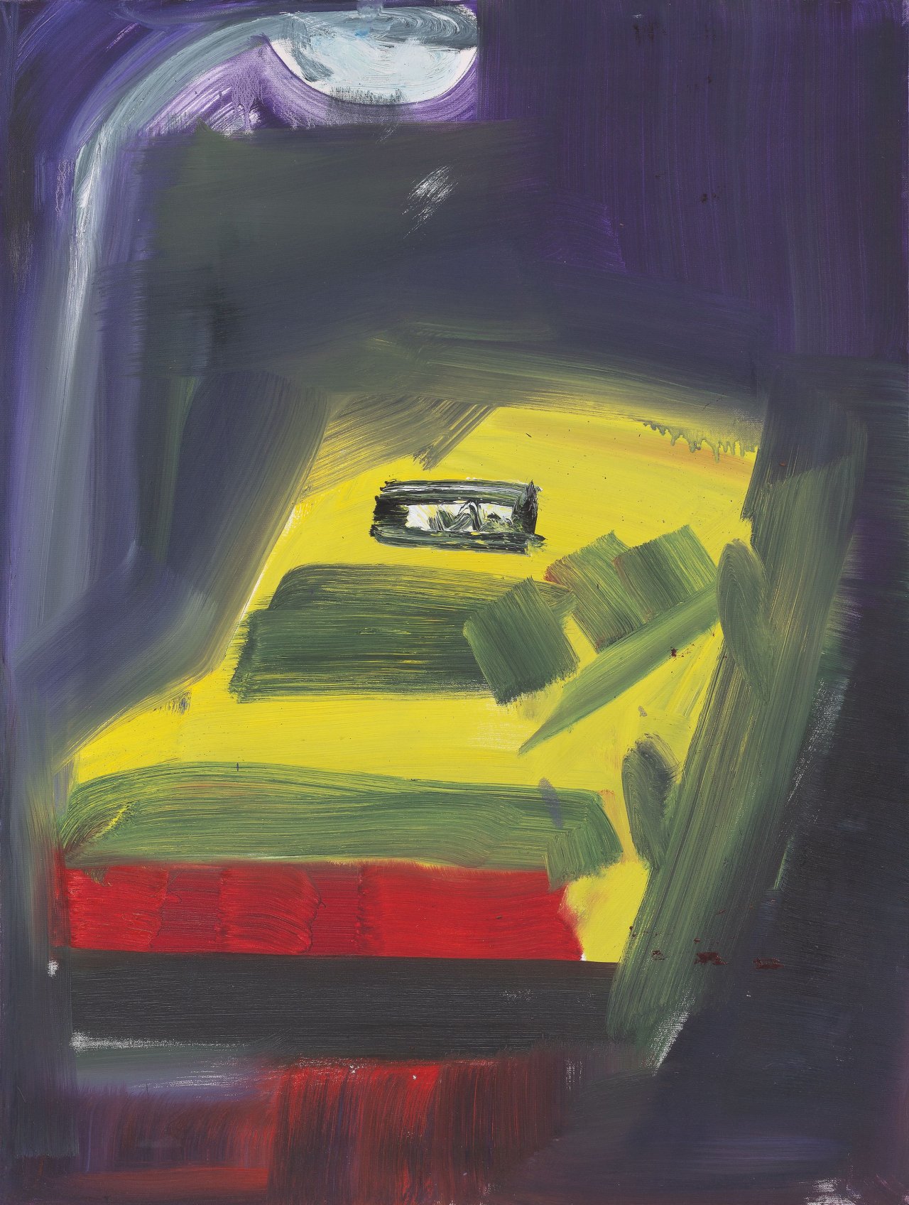 This picture shows the following artwork: Rainer Fetting. ”Taxi”. 1991.