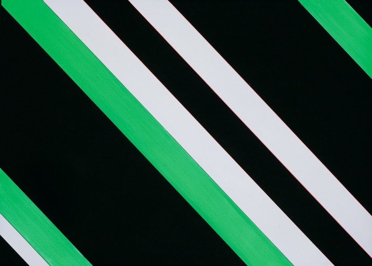 Auf diesem Bild ist das folgende Kunstwerk zu sehen: Günter Fruhtrunk. „Kadenz I“. 1973.