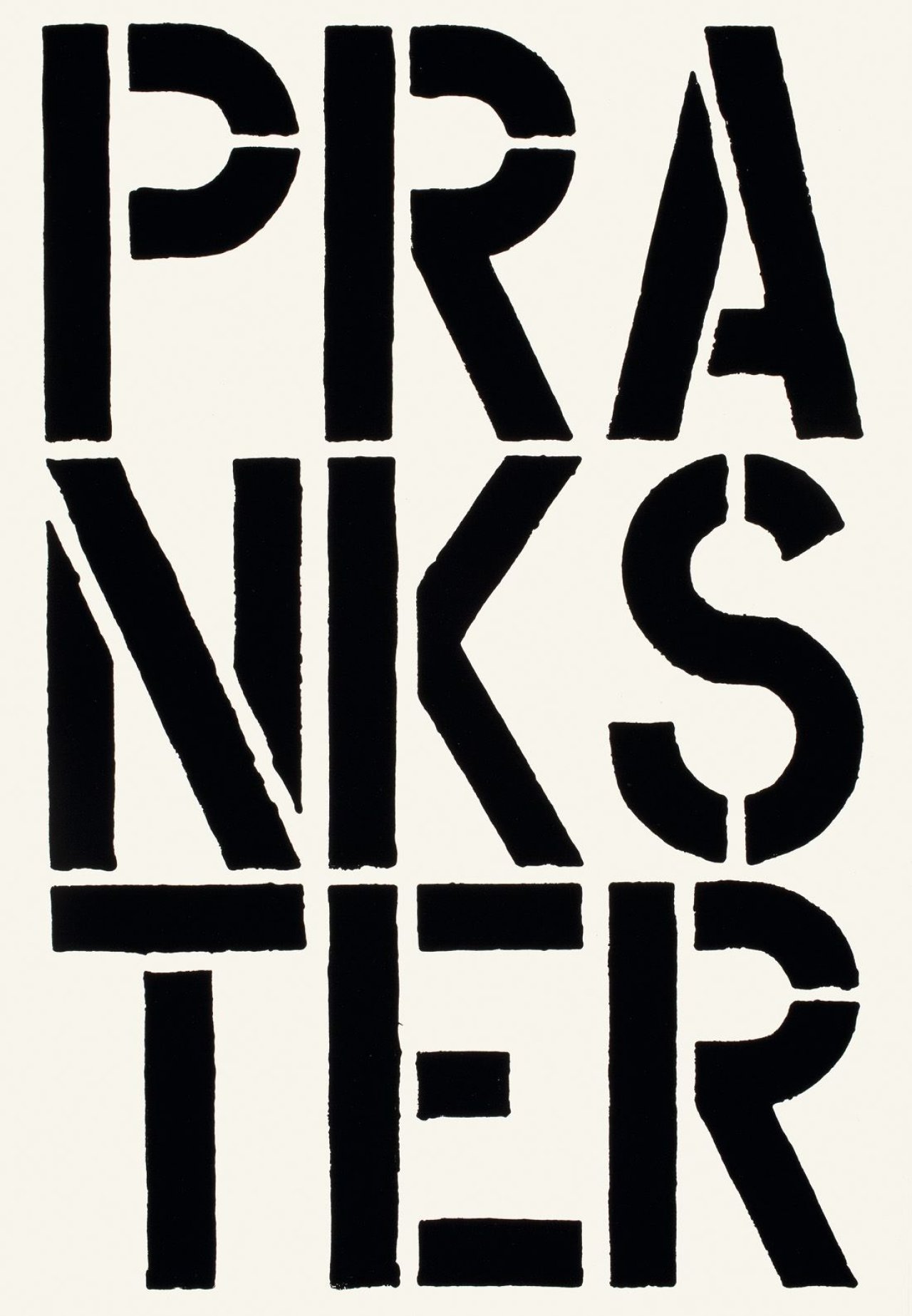 Auf diesem Bild ist das folgende Kunstwerk zu sehen: Christopher Wool. „Black Book“. 1989.