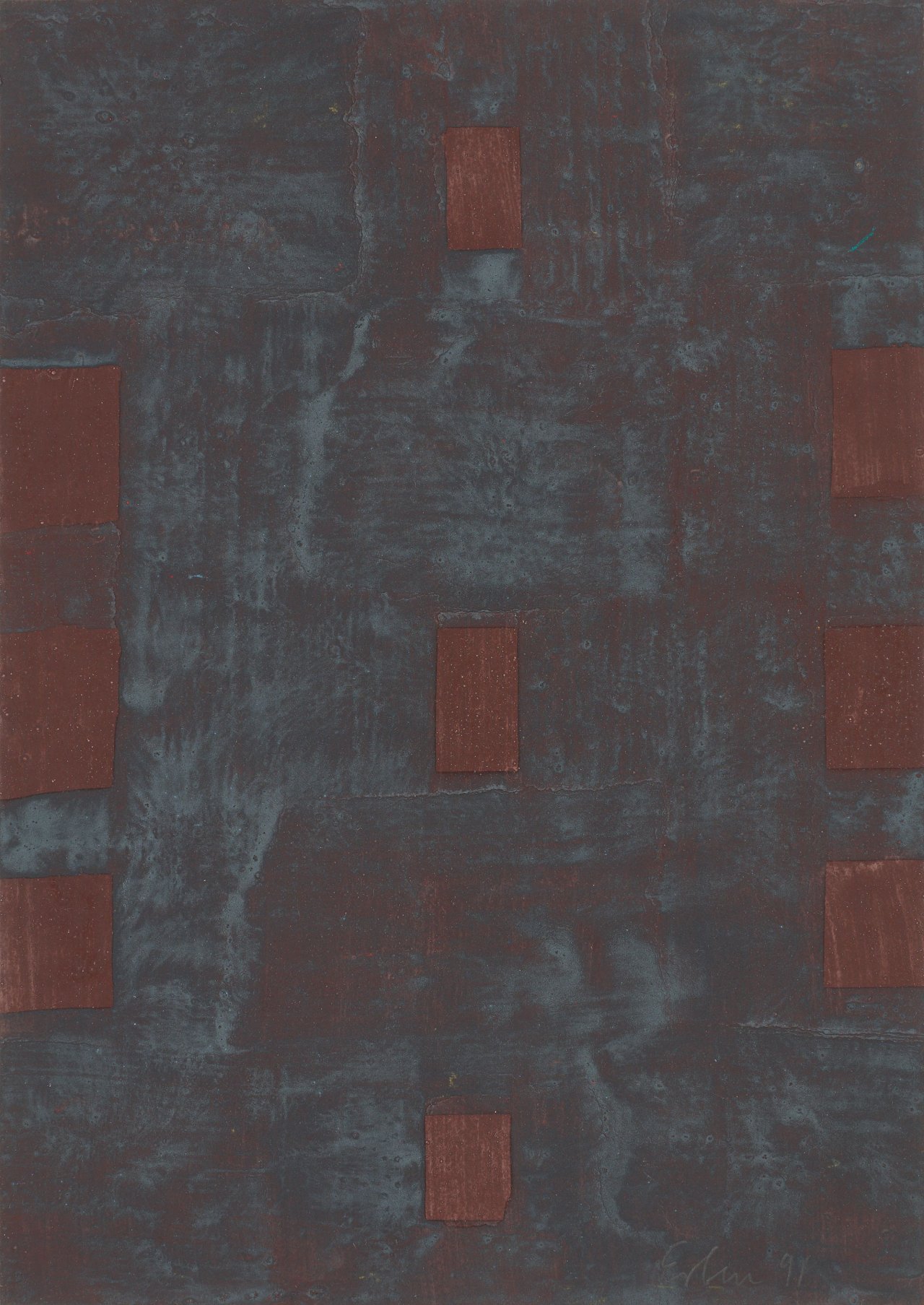 Auf diesem Bild ist das folgende Kunstwerk zu sehen: Ulrich Erben. Ohne Titel. 1991.