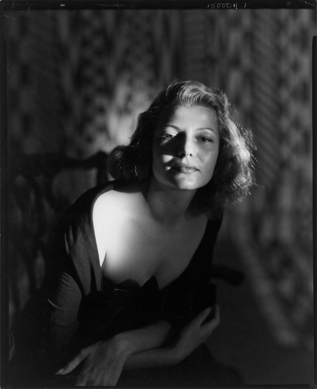 This picture shows the following artwork: Horst P. Horst (i.e. Horst Paul Albert Bohrmann). Rita Hayworth, New York. 1947.