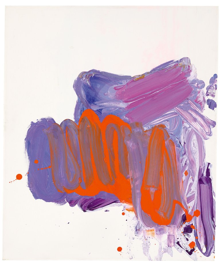 Auf diesem Bild ist das folgende Kunstwerk zu sehen: Anselm Reyle. Ohne Titel. 2002.