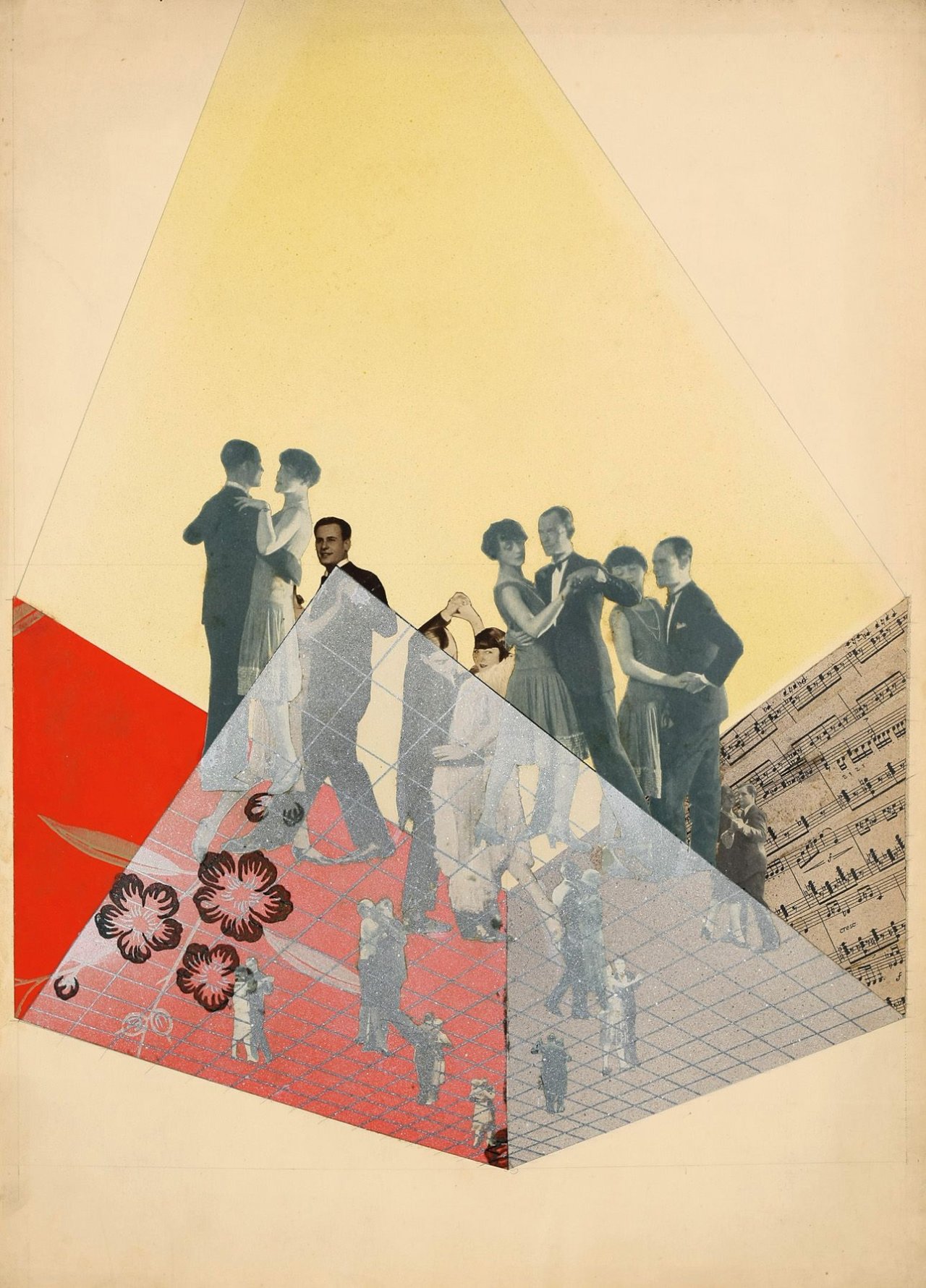 Auf diesem Bild ist das folgende Kunstwerk zu sehen: Karl Hermann Trinkaus. Tanzgesellschaft. Um 1925/30.