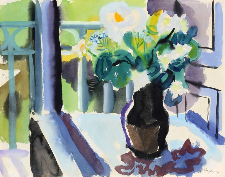 Auf diesem Bild ist das folgende Kunstwerk zu sehen: Eduard Bargheer. Blumenstilleben . 1941.