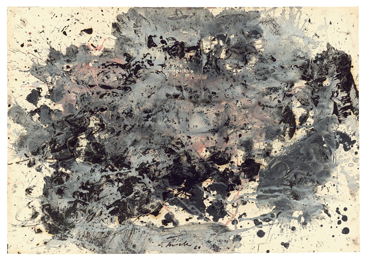 Auf diesem Bild ist das folgende Kunstwerk zu sehen: Fred Thieler. „Gr. 9/61“. 1961.
