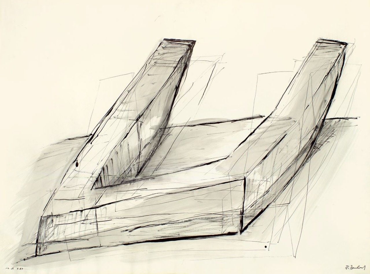 This picture shows the following artwork: Franz Bernhard. „D-1-87“. 1985/87.