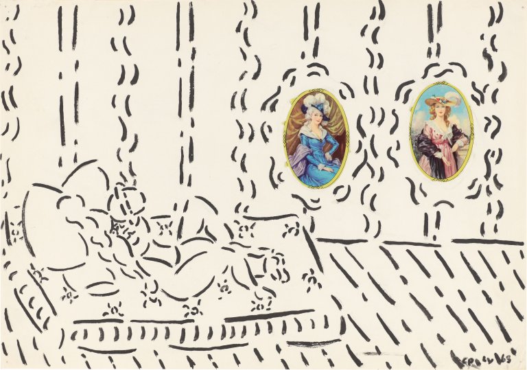 Auf diesem Bild ist das folgende Kunstwerk zu sehen: William N. Copley. Ohne Titel. 1965.