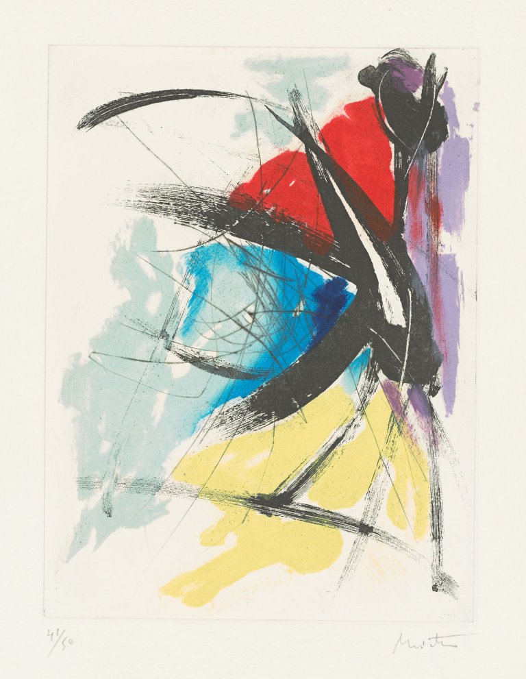 Auf diesem Bild ist das folgende Kunstwerk zu sehen: Jean Miotte. „Evasion“.