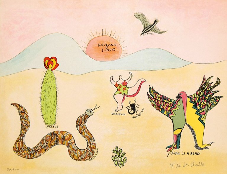 Auf diesem Bild ist das folgende Kunstwerk zu sehen: Niki de Saint Phalle. „Max is a bird“. 1975.