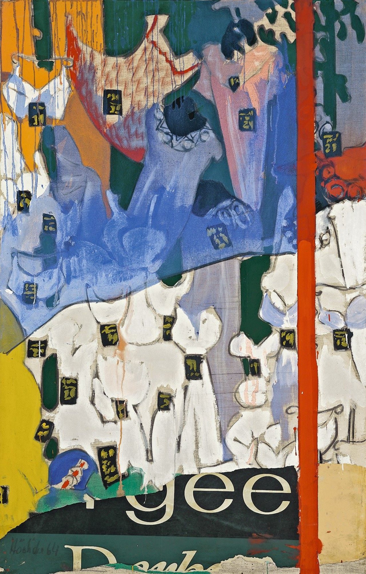 Auf diesem Bild ist das folgende Kunstwerk zu sehen: Karl Horst Hödicke. „Ausverkauf“. 1964.