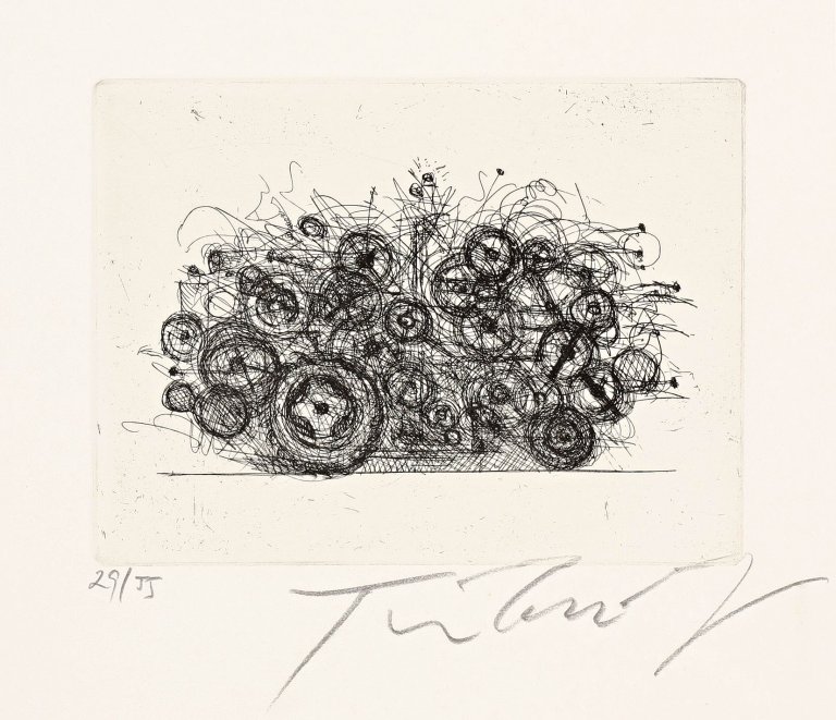 Auf diesem Bild ist das folgende Kunstwerk zu sehen: Jean Tinguely. Klamauk. 1978.