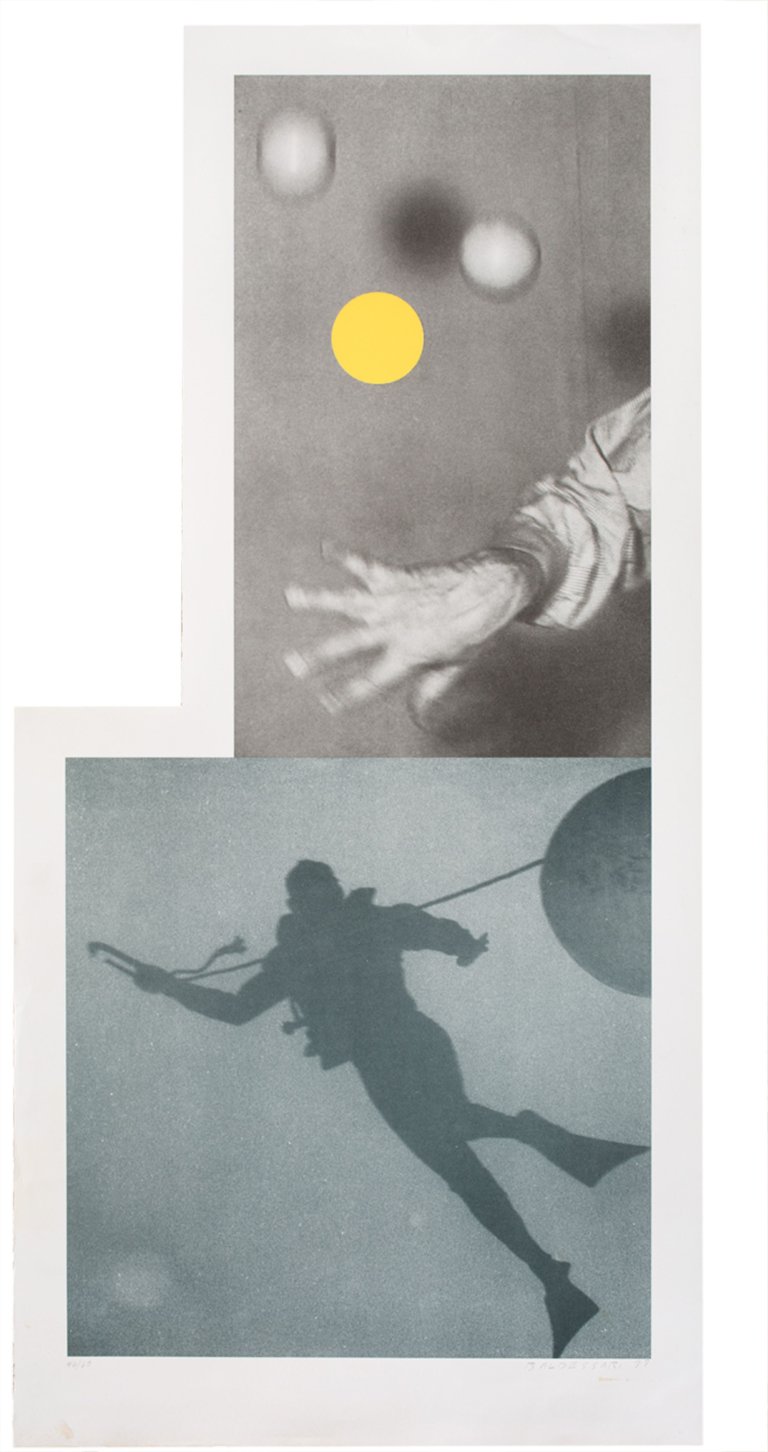 Auf diesem Bild ist das folgende Kunstwerk zu sehen: John Baldessari. „Juggler's hand (with driver)“. 1988.