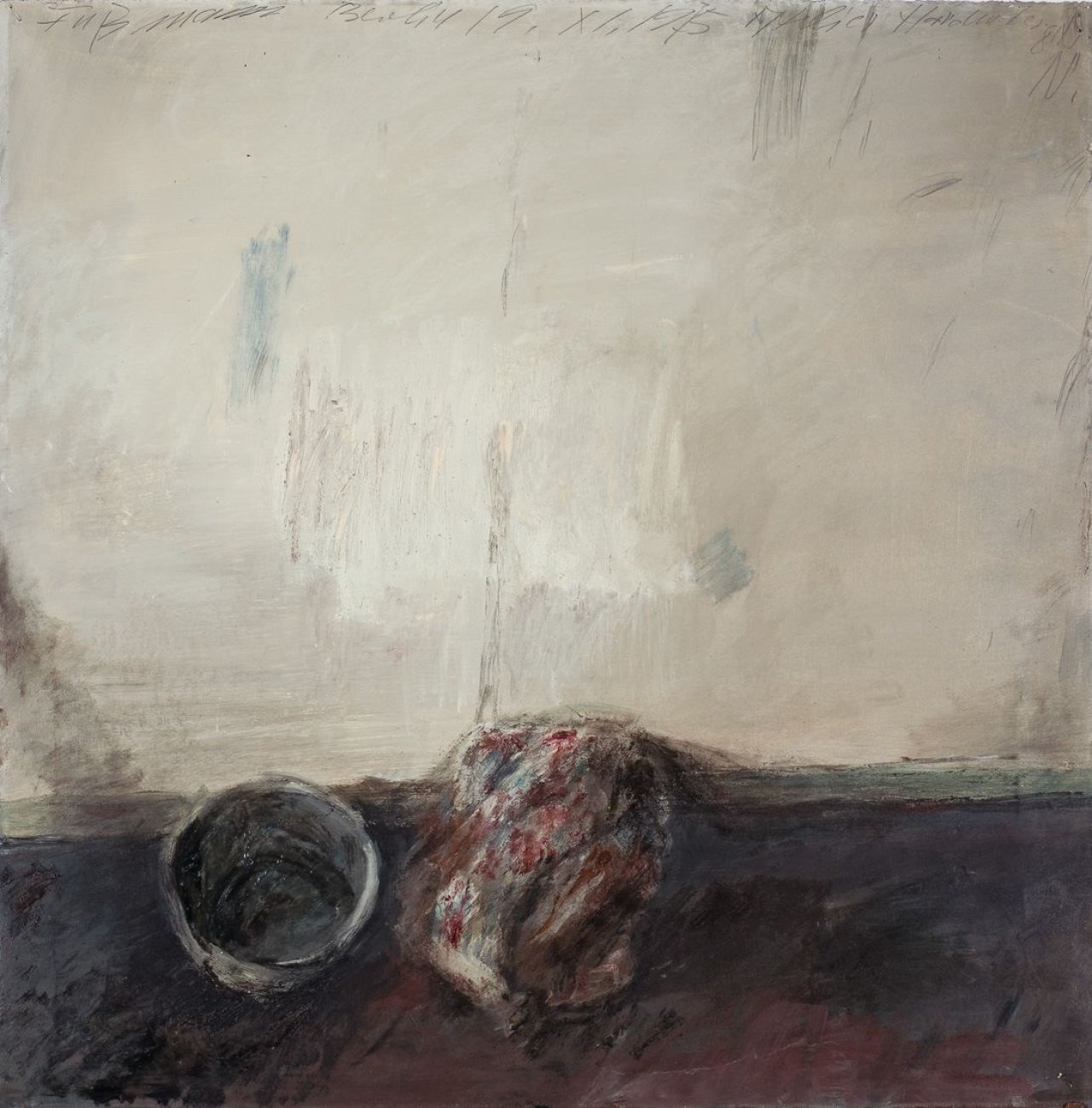 This picture shows the following artwork: Klaus Fußmann. Stilleben. 1975.
