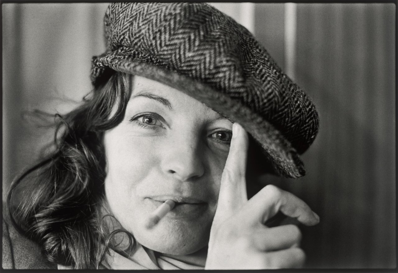 Auf diesem Bild ist das folgende Kunstwerk zu sehen: Robert Lebeck. „Romy Schneider in Berlin“. 1976.