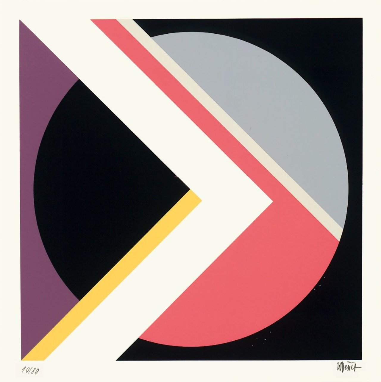 Auf diesem Bild ist das folgende Kunstwerk zu sehen: Walter Dexel. Aus: „Walter Dexel - 1965 bis 1970“. 1972.