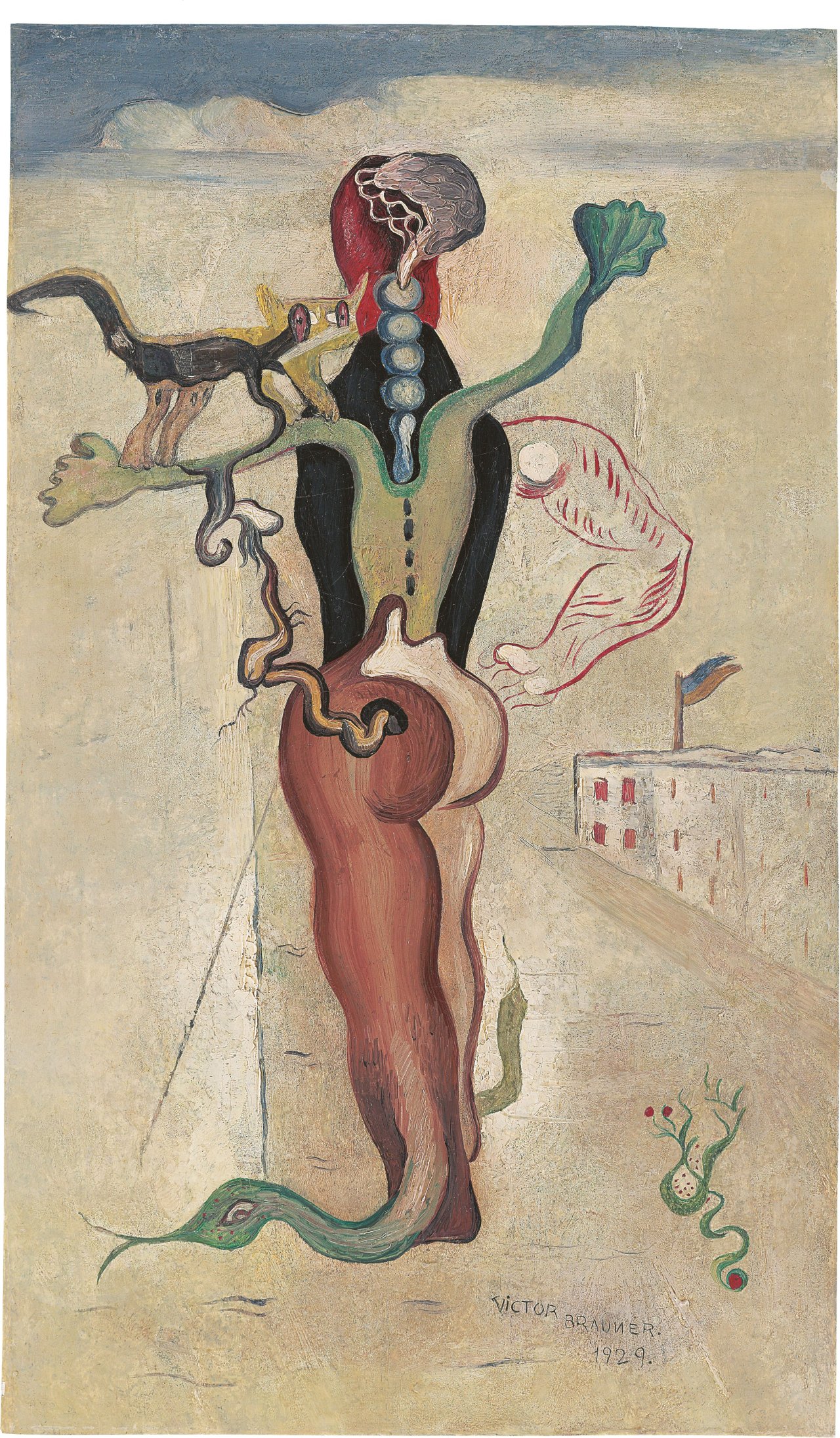 Auf diesem Bild ist das folgende Kunstwerk zu sehen: Victor Brauner. Ohne Titel. 1929.