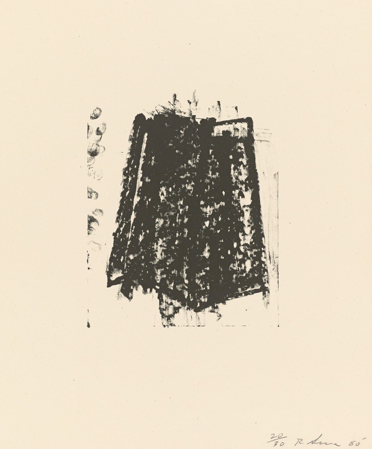 Auf diesem Bild ist das folgende Kunstwerk zu sehen: Richard Serra. „Sketch # 1“. 1980.