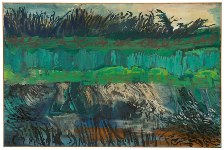 Auf diesem Bild ist das folgende Kunstwerk zu sehen: Per Kirkeby. Ohne Titel. 2006.