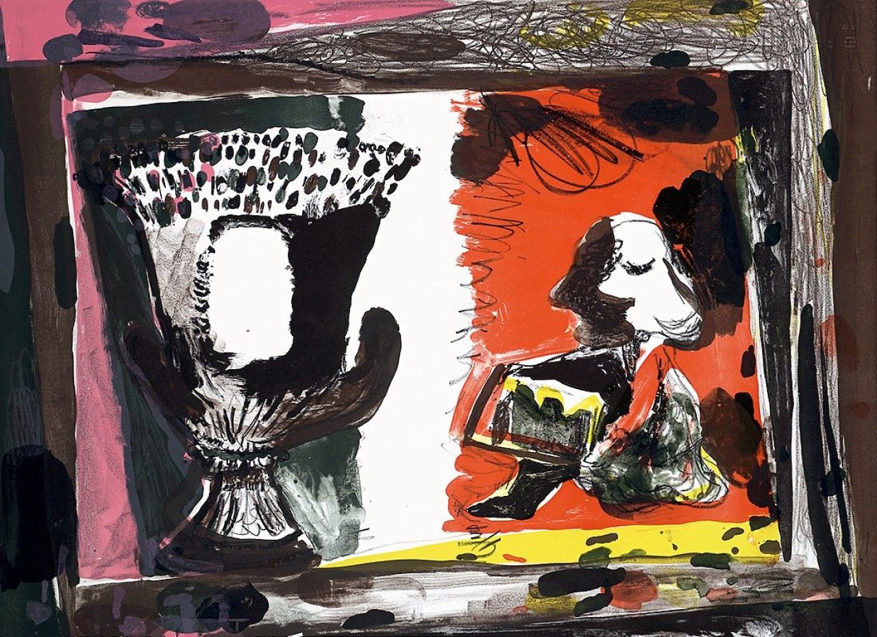 Auf diesem Bild ist das folgende Kunstwerk zu sehen:  Tal R (d.i. Tal Rosenzweig). Ohne Titel. 2006.