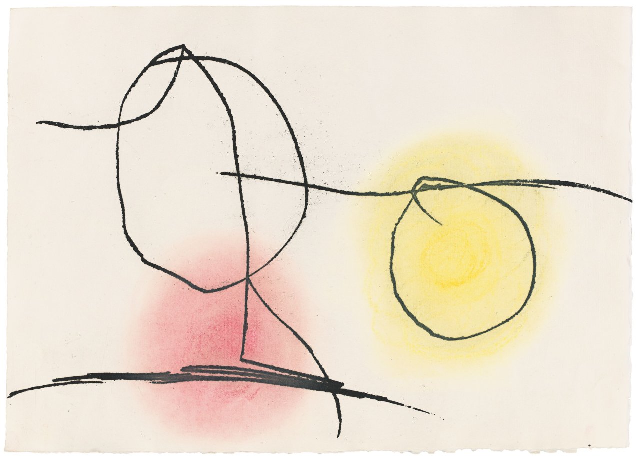 This picture shows the following artwork: Joan Miró. From: ”Lapidari”. 1981.