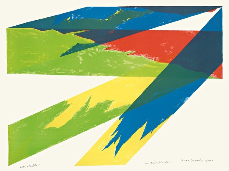 Auf diesem Bild ist das folgende Kunstwerk zu sehen: Piero Dorazio. Ohne Titel.
