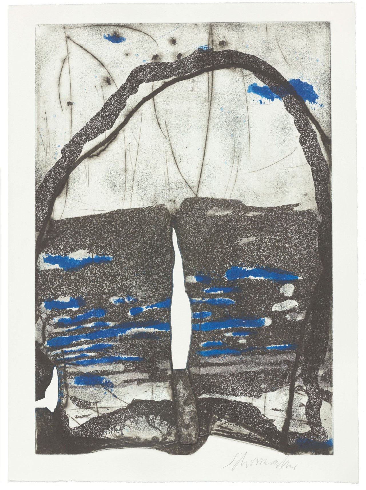 Auf diesem Bild ist das folgende Kunstwerk zu sehen: Emil Schumacher. „Ein Buch mit sieben Siegeln“. 1971/72.