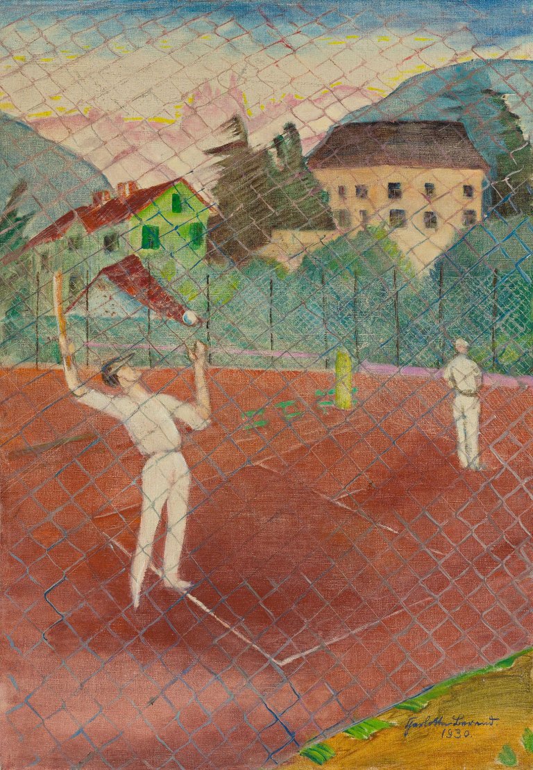 Auf diesem Bild ist das folgende Kunstwerk zu sehen: Charlotte Berend-Corinth. Tennisspieler. 1930.