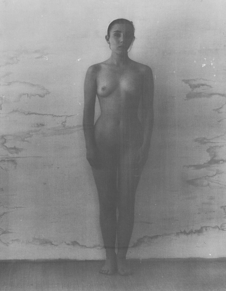 Auf diesem Bild ist das folgende Kunstwerk zu sehen: Annelies Štrba. „Akt“. 1989.